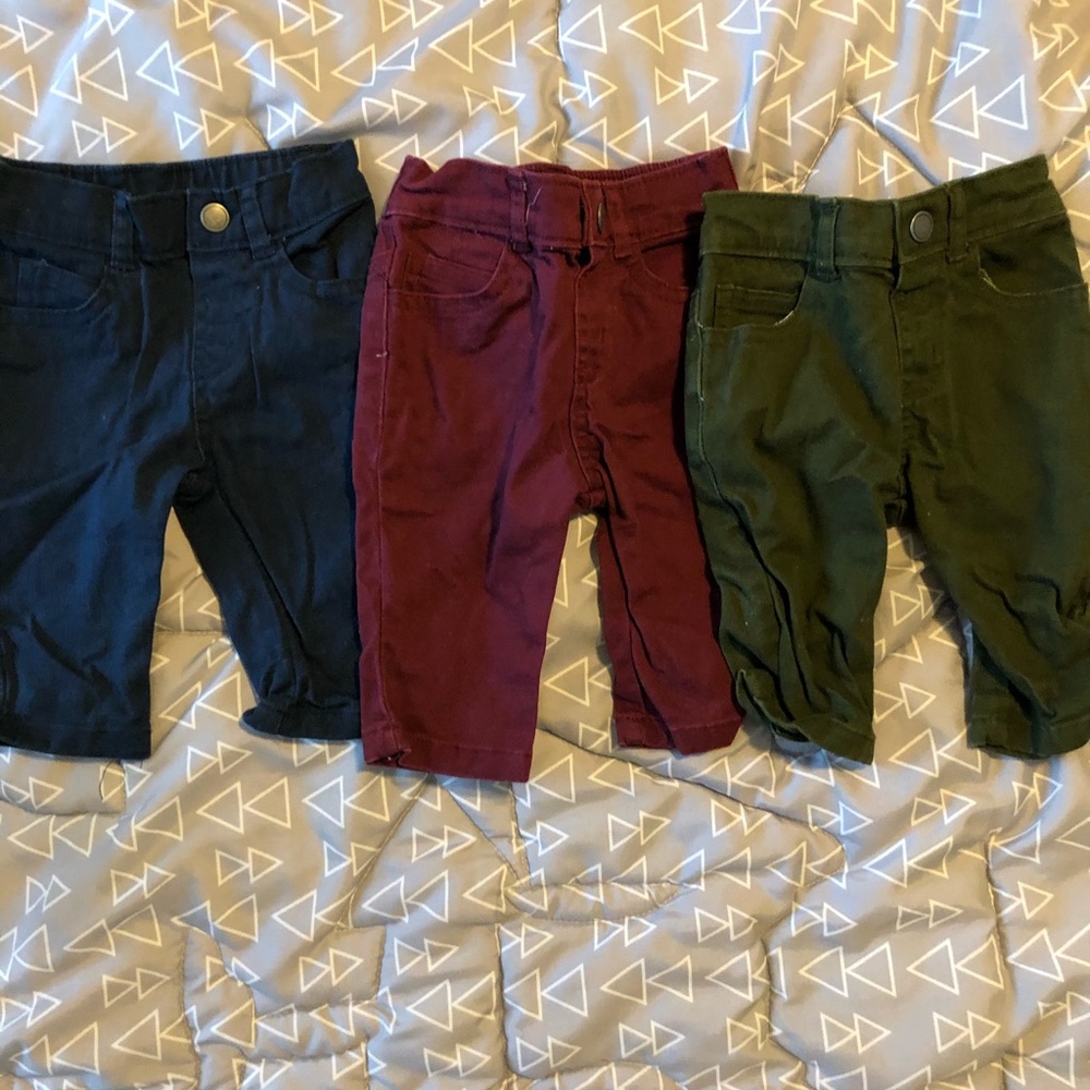 3 pair pants baby boy